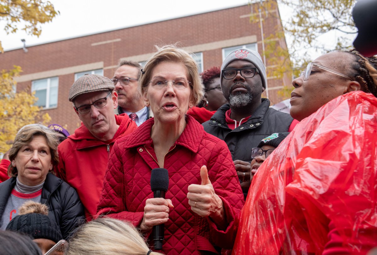Senator <a href="/ewarren/">Elizabeth Warren</a> and I are both former public school teachers. We know what it takes to deliver the bold change we need in Chicago and build a stronger city for everyone. 

Our movement is growing. Join us: brandonforchicago.com