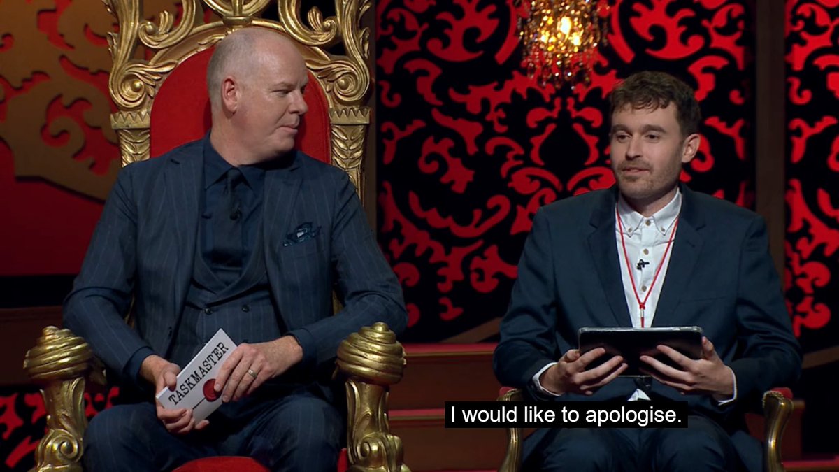 littleaIexhorne's tweet image. this was so alex horne coded #TaskmasterAU