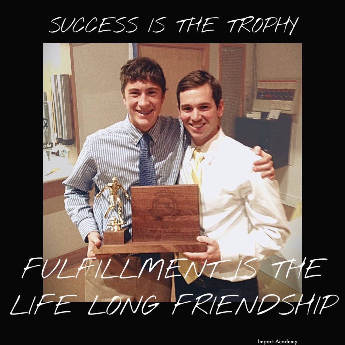 #ImpactAcademy 

SUCCESS is earning the things you want, but FULFILLMENT is living the life you were made for. 

Pursue your PASSION with a relentless effort to get the fulfillment you were made for. Don’t. Ever. Settle. 

#PursueYOURPassion #fulfillment    

Love,

Coach RP