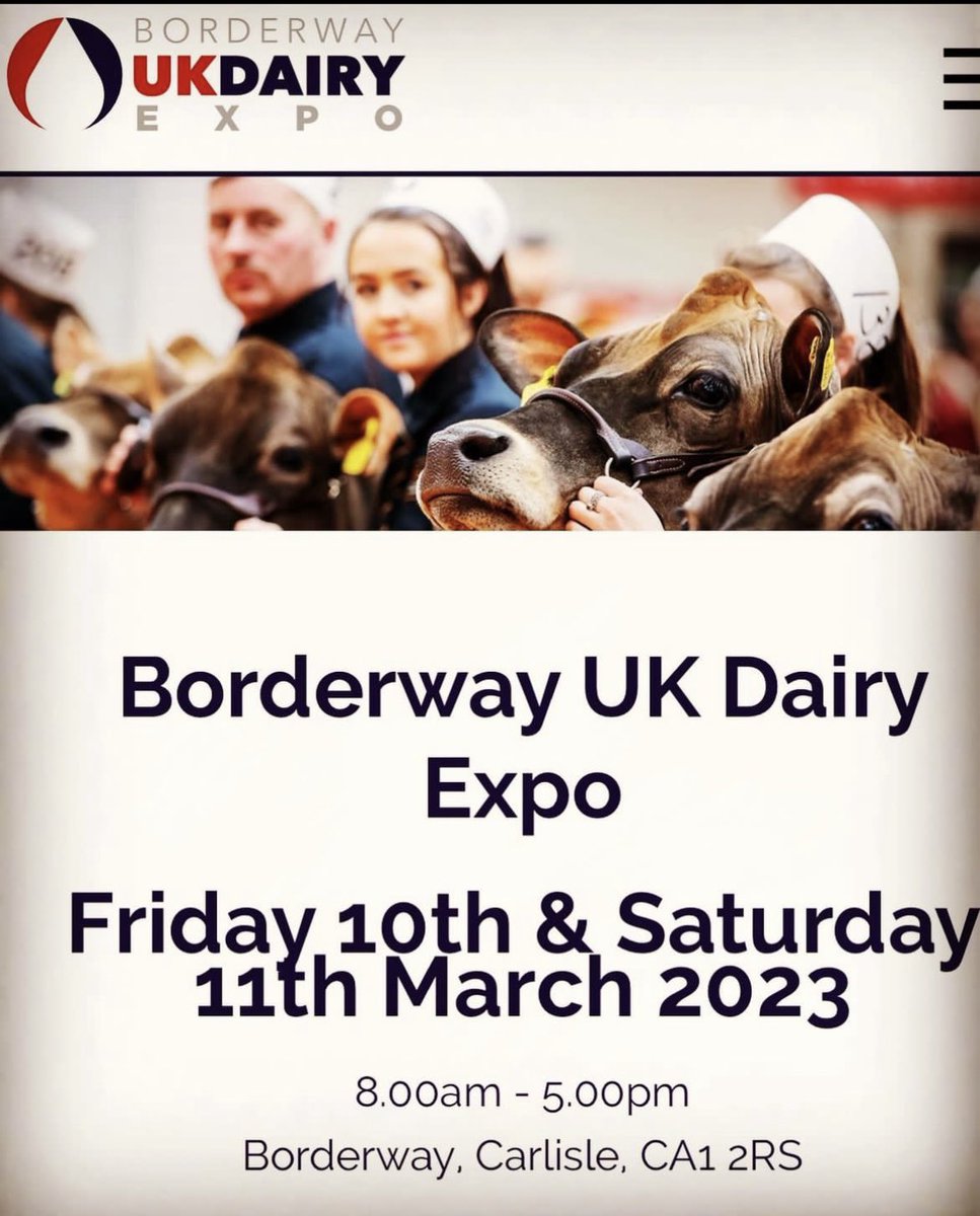 Come and see us at the Borderway UK Dairy Expo🐄 <a href="/My_Apprentice/">Myerscough College</a>