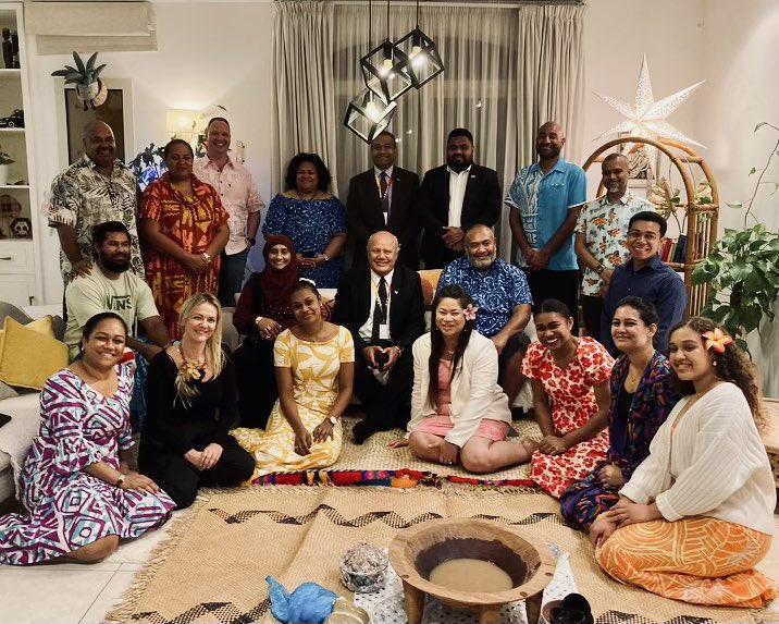 Vinaka vakalevu to our Fijian community in Doha for their warm hospitality and lovely spread. Most of them are here for work studies; and are able to provide for their families back home and contribute to our economic well-being. We say, thank you.