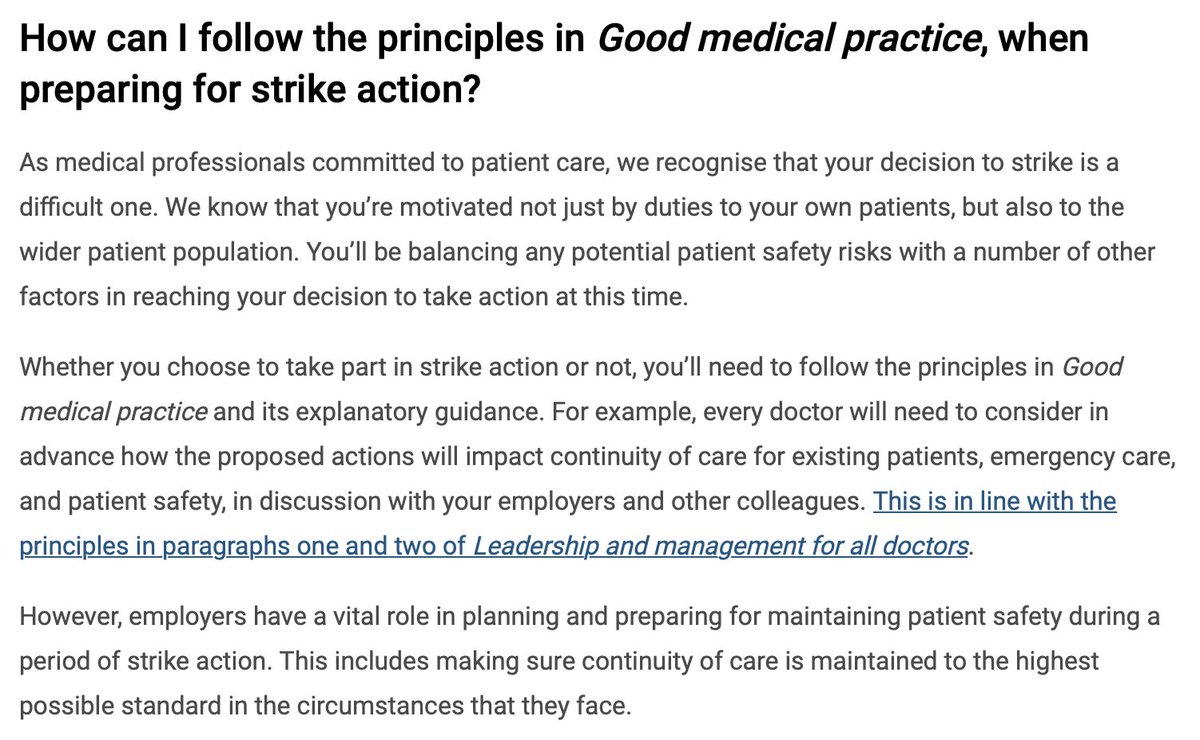 Really hard to think that the GMC haven't been politically leant on. Changed guidance published this afternoon. This is outrageous. What is the GMC up to? They need fixing.