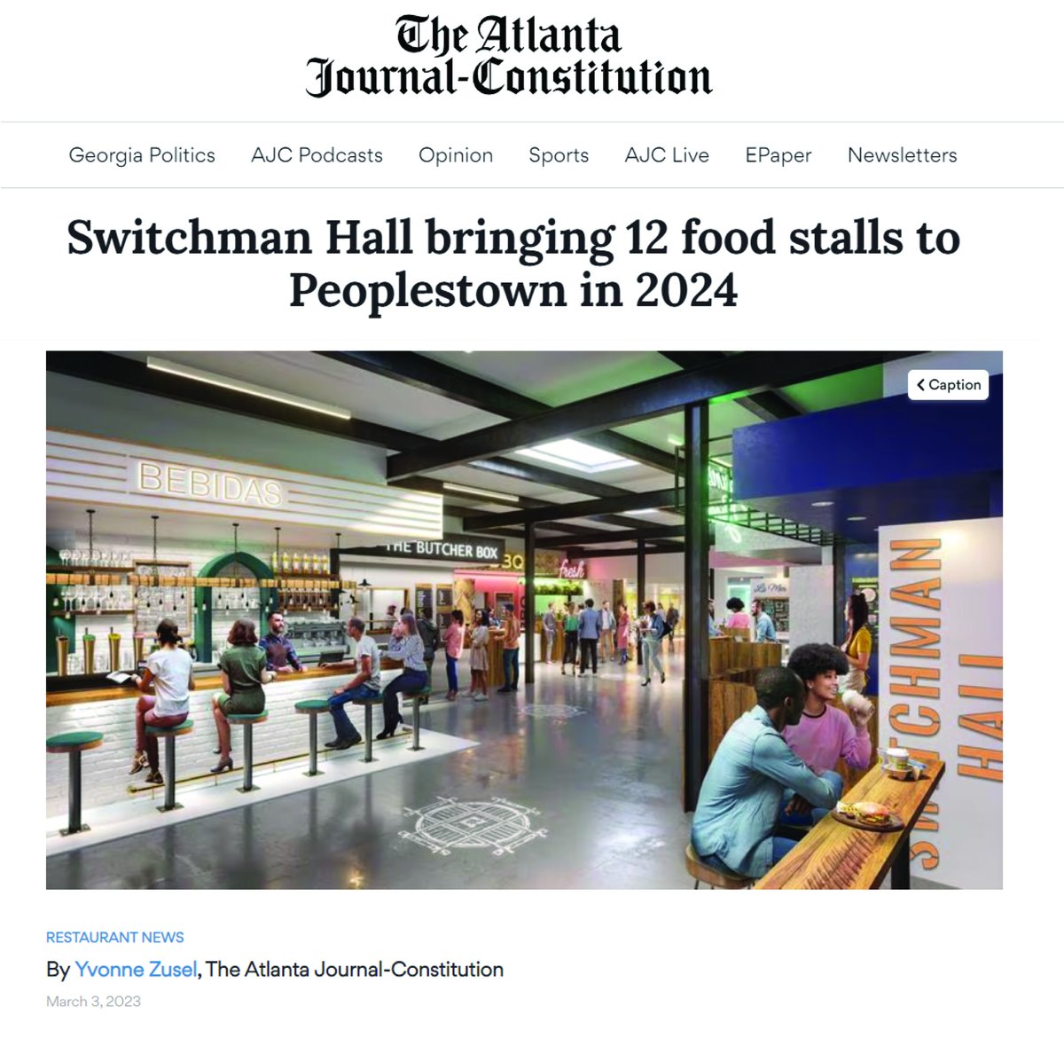 Stafford_Prop's tweet photo. We're making headlines! Our team is so proud of the recent publicity that Terminal South has received in @EaterAtlanta, the @ajc, and the @AtlBizChron. Visit https://t.co/XIYj32tDZL for links to coverage! #adaptivereuse #peoplestown #atlantanews https://t.co/rex1ARSkHy