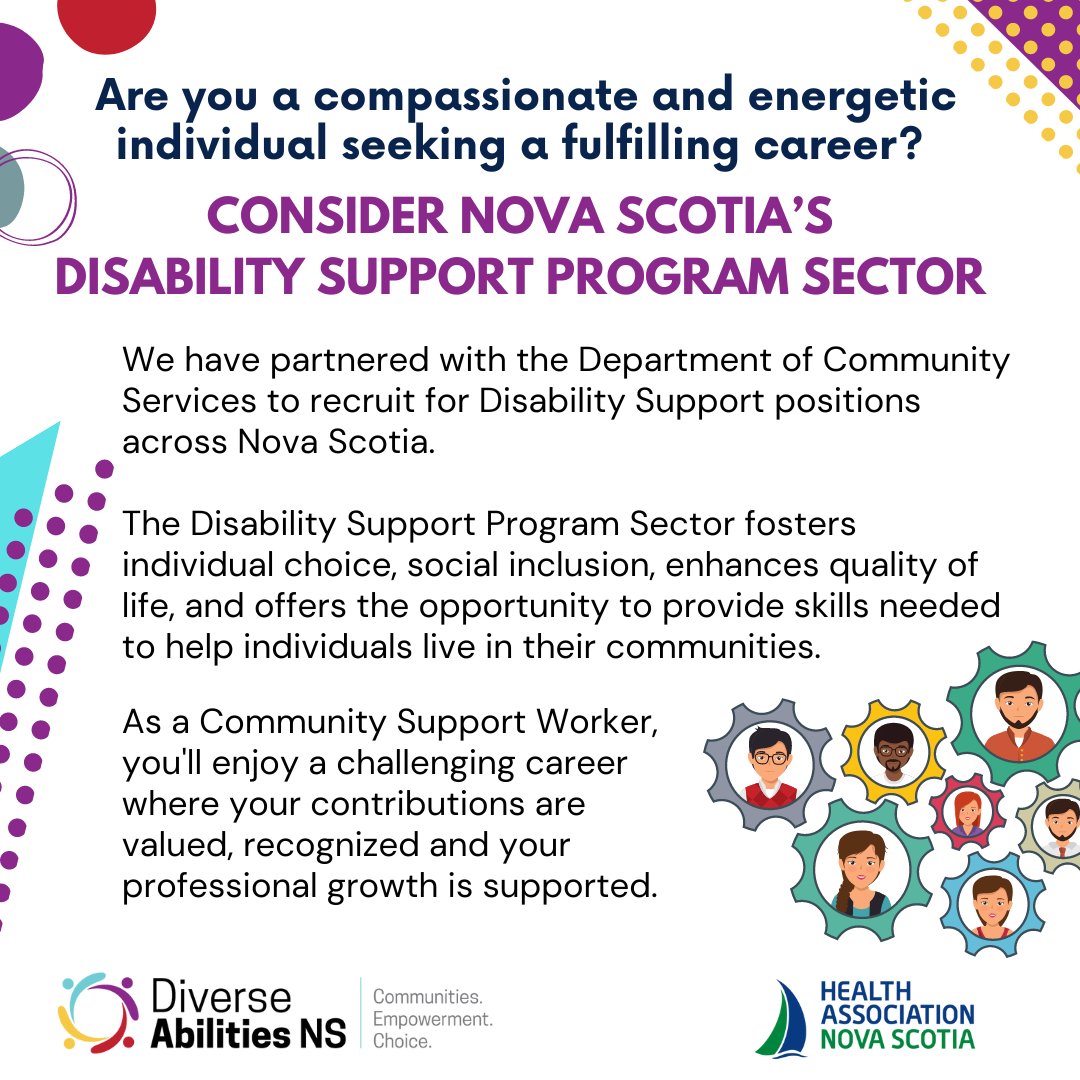 As a Community Support Worker, you will enjoy a challenging career where your contributions are valued, recognized and your professional growth is supported. View all available opportunities at: hans.startdate.ca/#/