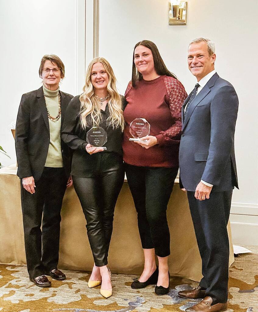 dressesdaylight's tweet photo. My girl @cpstefo23 and I were given the NAHMA (National Affordable Housing Management Association) Industry Achievement Award last night for our work on the board of @nahmaedu I am so grateful for this recognition, especially since we tend to stay work b… https://t.co/EOp8s9pSaD https://t.co/S2a1z1fNuZ