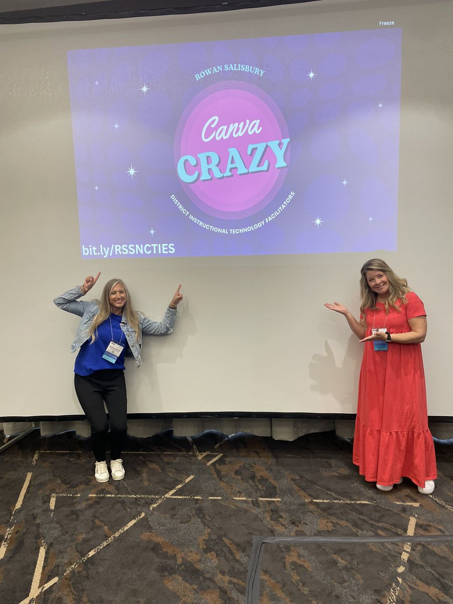 Session # ✌️ Canva Crazy #ncties2023 #NCTIES23