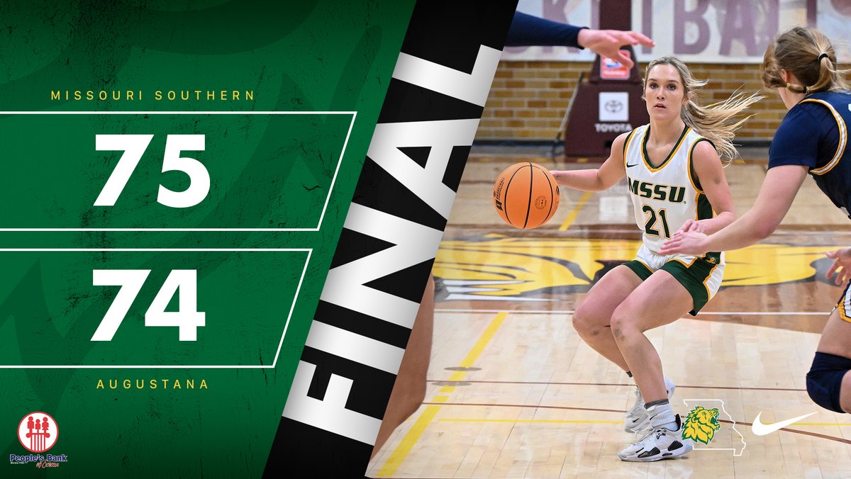 The Lions WIN!! The Lions comeback to beat Augustana 75-74.

Lacy Stokes with a program regional record 28 points, Amaya Johns with a 17 point, 11 rebound double-double and Layne Skiles with 12 points. 

The Lions take on the winner of UNK vs. PSU tomorrow at 5pm. #LadiesLetsROAR