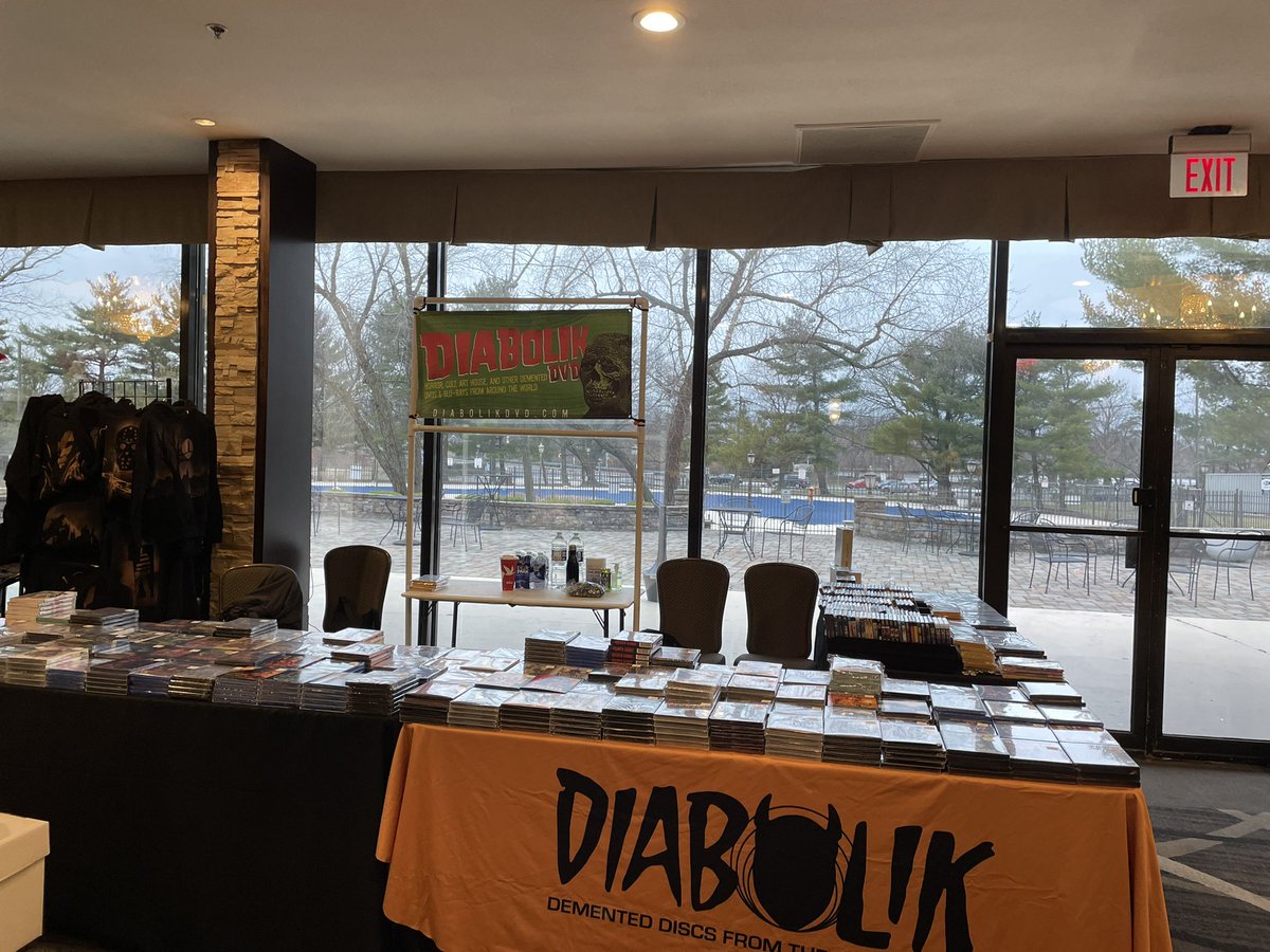 DiabolikDVD.com (@diabolikdvd) on Twitter photo If you are at <a href="/MonsterManiaCon/">MONSTER-MANIA CON</a> this weekend please come by ! We have movies, books, some rarities and most of the <a href="/CauldronFilms/">Cauldron Films</a> titles !! If you are at <a href="/MonsterManiaCon/">MONSTER-MANIA CON</a> this weekend please come by ! We have movies, books, some rarities and most of the <a href="/CauldronFilms/">Cauldron Films</a> titles !!