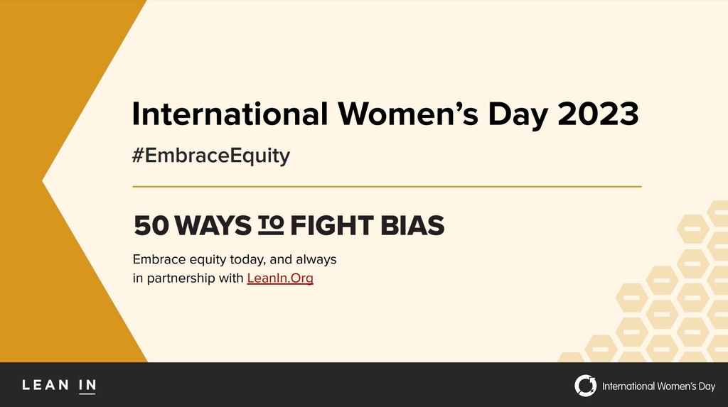 #IWD2023 x #LeanIn resources are relevant all year long! Looking for impressive tools to help drive real change for #womenintheworkplace? Download free #IWD @LeanInorg toolkits #50WaysToFightBias program + #LeanInCircles resources 👉🏽bit.ly/IWDleanin #InternationalWomensDay