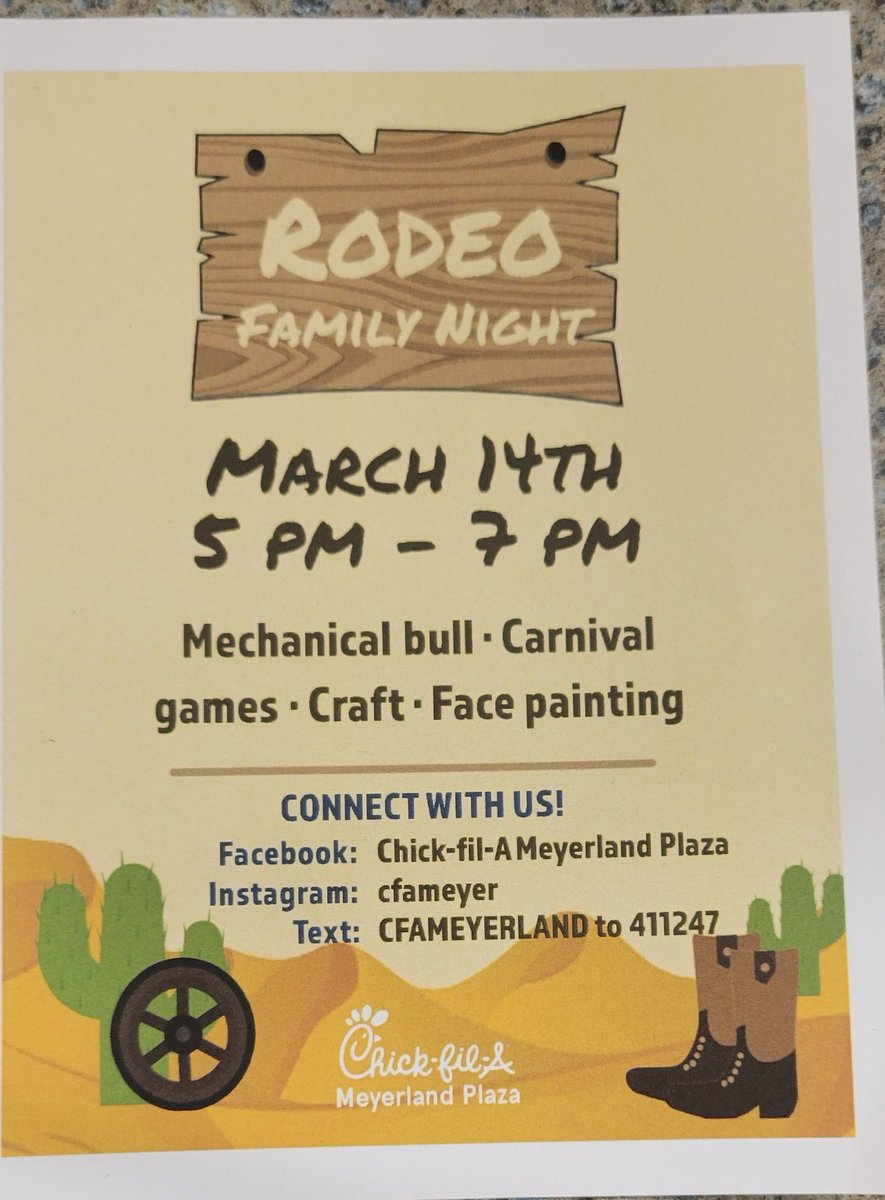 Lovett_Elem's tweet photo. Come join us for Rodeo Family Night! https://t.co/QXwQBThy1K