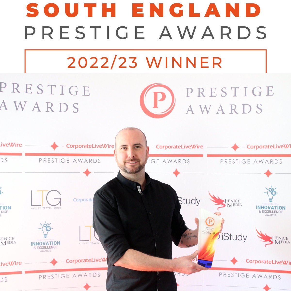 A big thanks to @prestige_series who have recognised &amp; awarded the work we do here at Untapped Talent and now in our 19th year we’re proud to be named - Hampshire Recording Studio Of The Year 22/23! 

#recordingstudio #recording #ukstudio #awardwinning #prestige #southampton