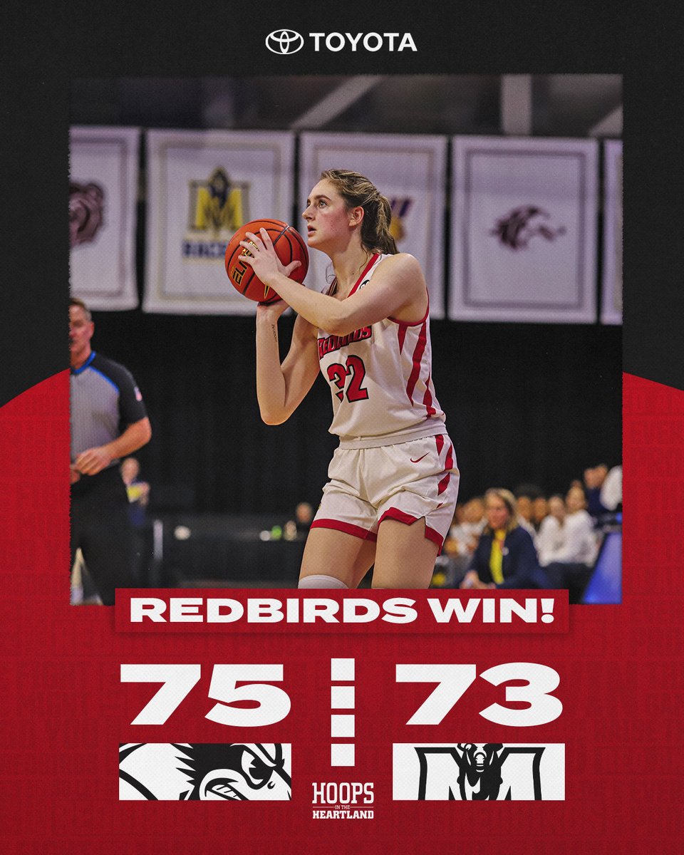 RedbirdWBB's tweet photo. Onto Saturday with a REDBIRDS win!

final score presented by Toyota

#TogetherWeWill https://t.co/IhxuKibFF4