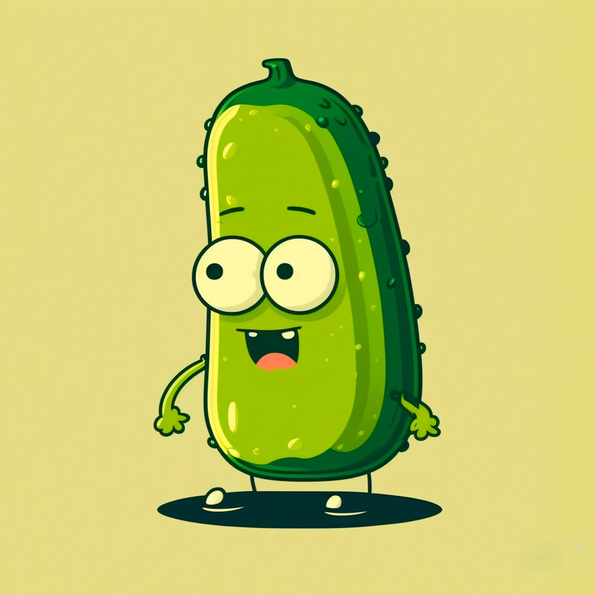 Funny Pickle! 🥒❤
.
🛒 Available in: linktr.ee/lartoficial
.
#funnypicke #pickle #vegetable #funnyvegetable #cartoon #cartoonpickle #cute #cutepickle #picklevegetable #food #funny #happy #vegetableart #pickeart #art #drawing #illustration #digitalart #redbubble #teepublic