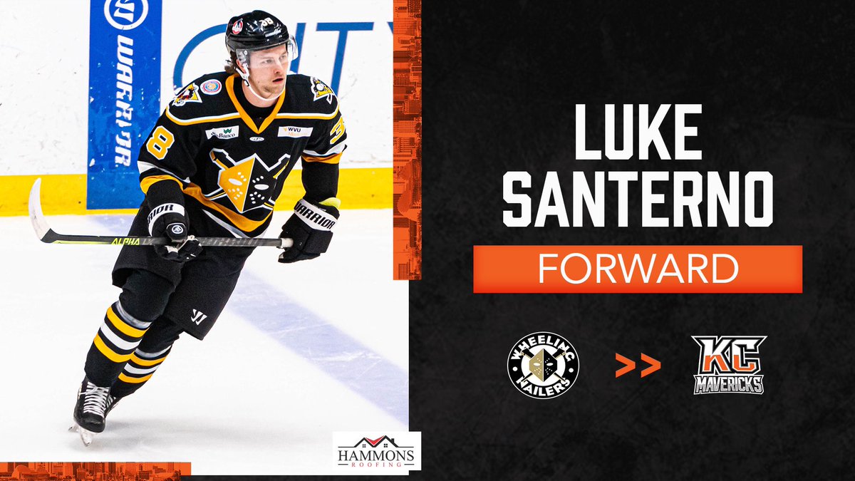 kc_mavericks's tweet photo. ROSTER NEWS | The Mavericks have acquired forward Luke Santerno via trade from @WheelingNailers for the rights to forward Shaw Boomhower.

Welcome to #MavsCountry, Luke! https://t.co/gAWH6EDW3N