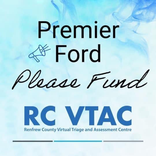 RCVTAC is an essential service for the more than 20,000 Renfrew County residents without a family doctor.