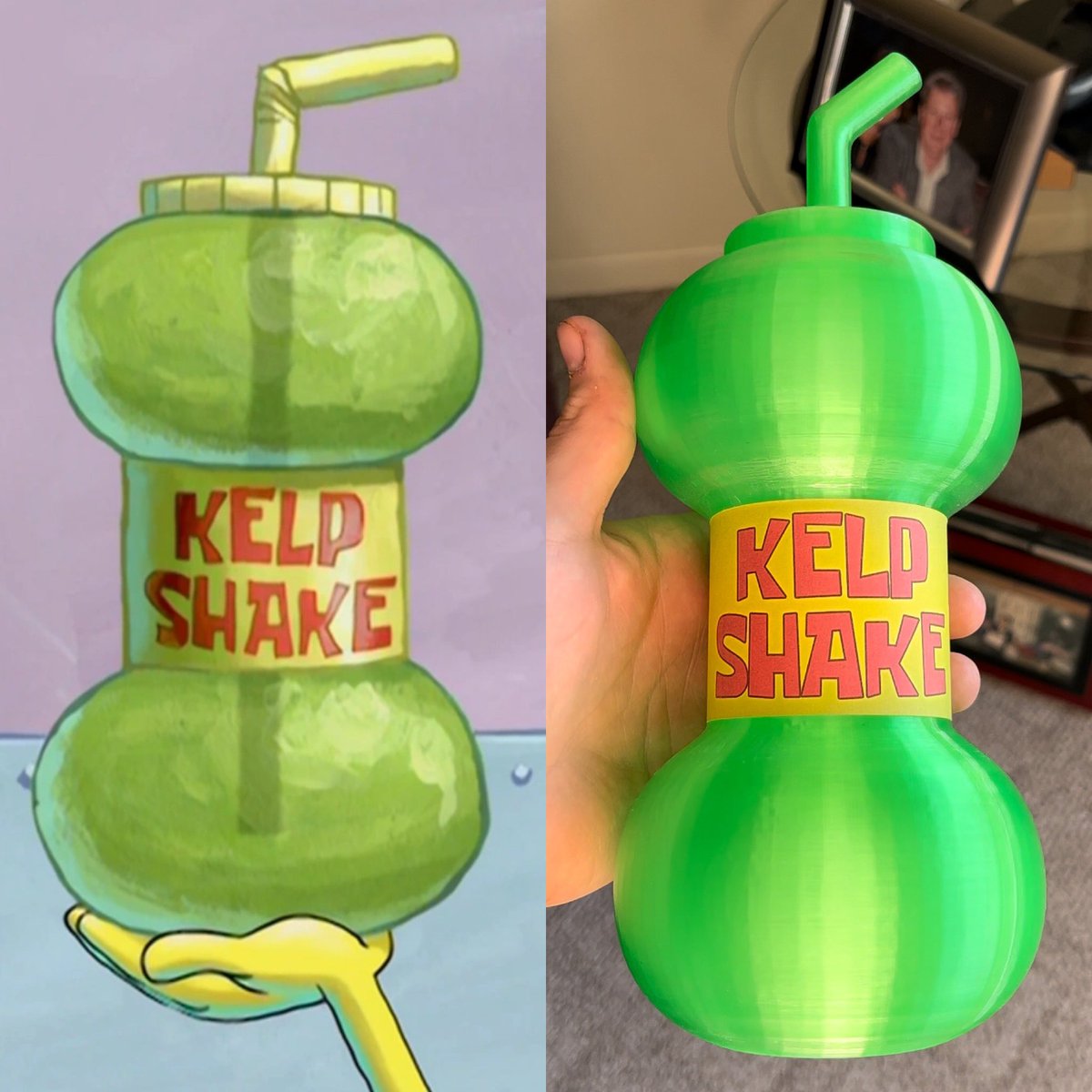 ZealeousTTV's tweet photo. Hey y’all, I make and sell 3D printed products like prop knives from movies, decorations, and functional prints. If any of that interests you, I have my shop linked in my bio. Thanks! Hope to see you there! #3dprinting #spongebob #kelpshake #etsy #etsyhandmade #giftsforhim #decor https://t.co/JF4eqwy2KR