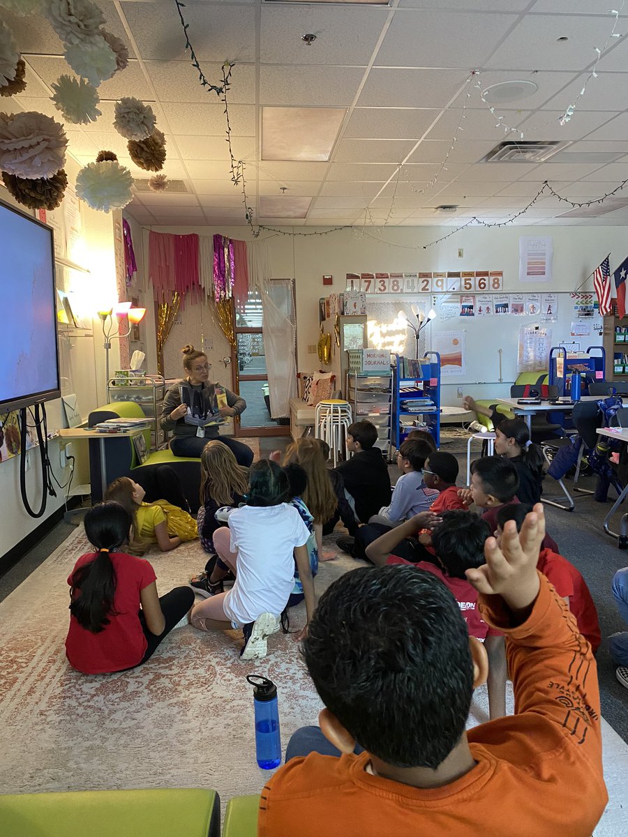 A great way to end the week! Thanks <a href="/DentonCreeklib/">Lilly Monson</a> for coming to read to our class!