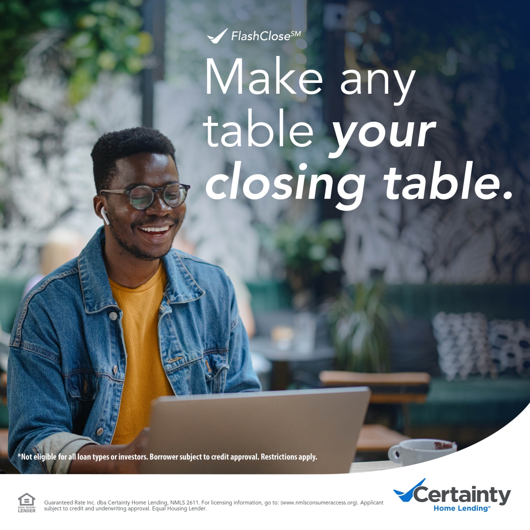 vanyagriffith's tweet image. Enjoy a simplified mortgage process, from application through closing. Ask me about our simple and convenient FlashClose process that will expedite your closing #withCertainty #FlashClose VanyaGriffith.com