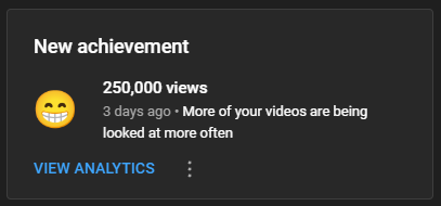 czr_drums's tweet photo. Passed 250k views on @YouTube this week!! 
Numbers aren't everything but this milestone rocks. 

Thanks to those who have been following and supporting the drum% journey🥁 https://t.co/eTmJcTuRwC