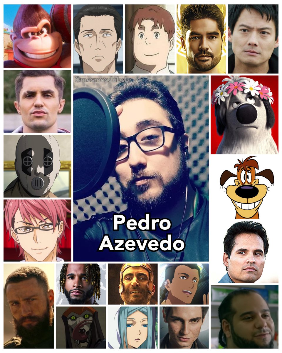 Pedro Azevedo Teatro/Dublagem - Meu quarteto fantástico dublado por mim.  Qual é o seu preferido? Comenta aí! ❤️🇯🇵 #dublagemBR #voiceartist  #voiceactor #pedroazevedodub #anime #netflixbrasil #crunchyrollbr #foodwars  #shokugekinosoma