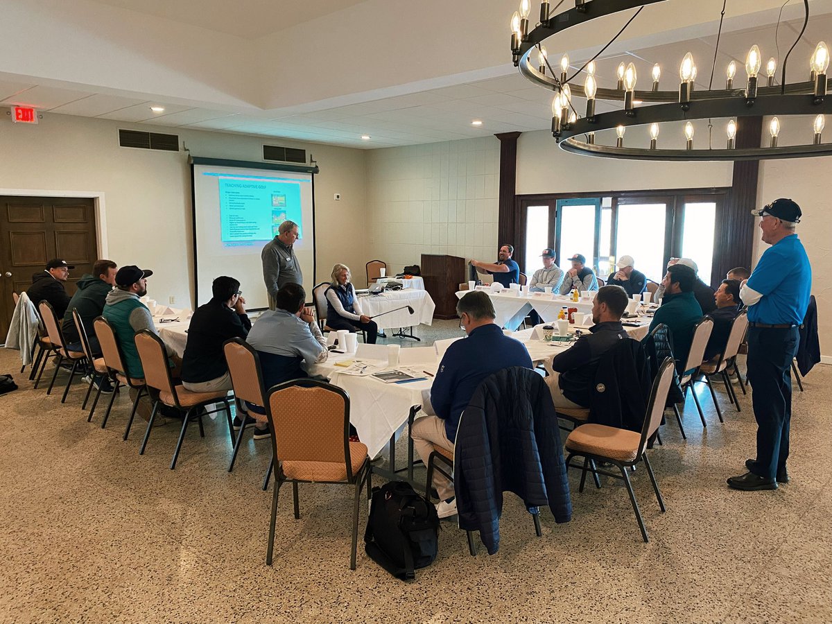 Today we hosted our second PGA HOPE training session at Green Meadow Country Club. This week over 40 of our PGA Professionals have become PGA HOPE Certified! 

#PGAHOPE | #TNPGA