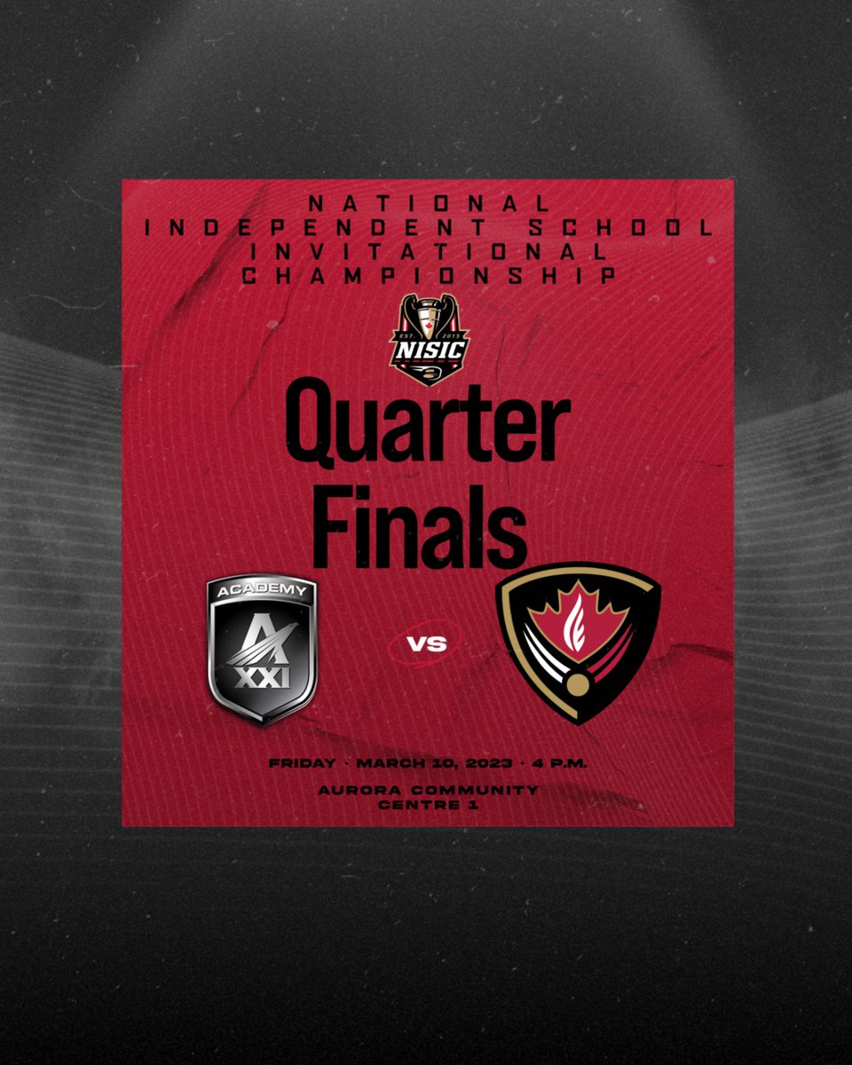 Game 22 is here, Quarter Final #4. <a href="/Hill_Hockey/">Hill Hockey</a> takes on <a href="/A21PrepHockey/">A21 Academy</a>

Tune in here:
youtube.com/live/iaBEvr9Ej…