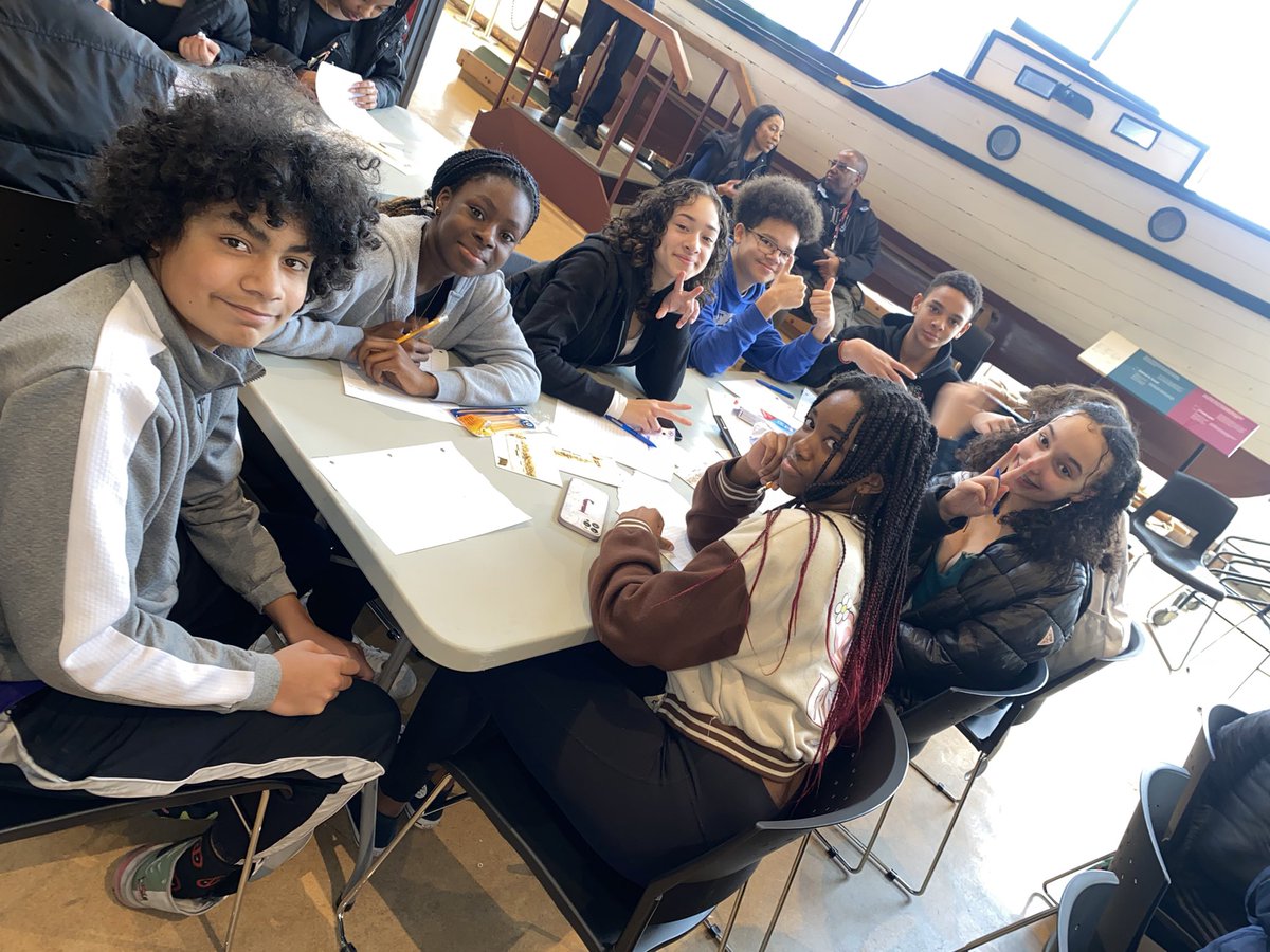 MeganNeaves_'s tweet photo. Today my students participated in a writing workshop facilitated by El Jones to commemorate the 231st anniversary of the 15 ships that sailed to Sierra Leone. Thank you to Karen Hudson for the invitation. What a powerful learning experience. #1792Project https://t.co/xy9aRaNJqT