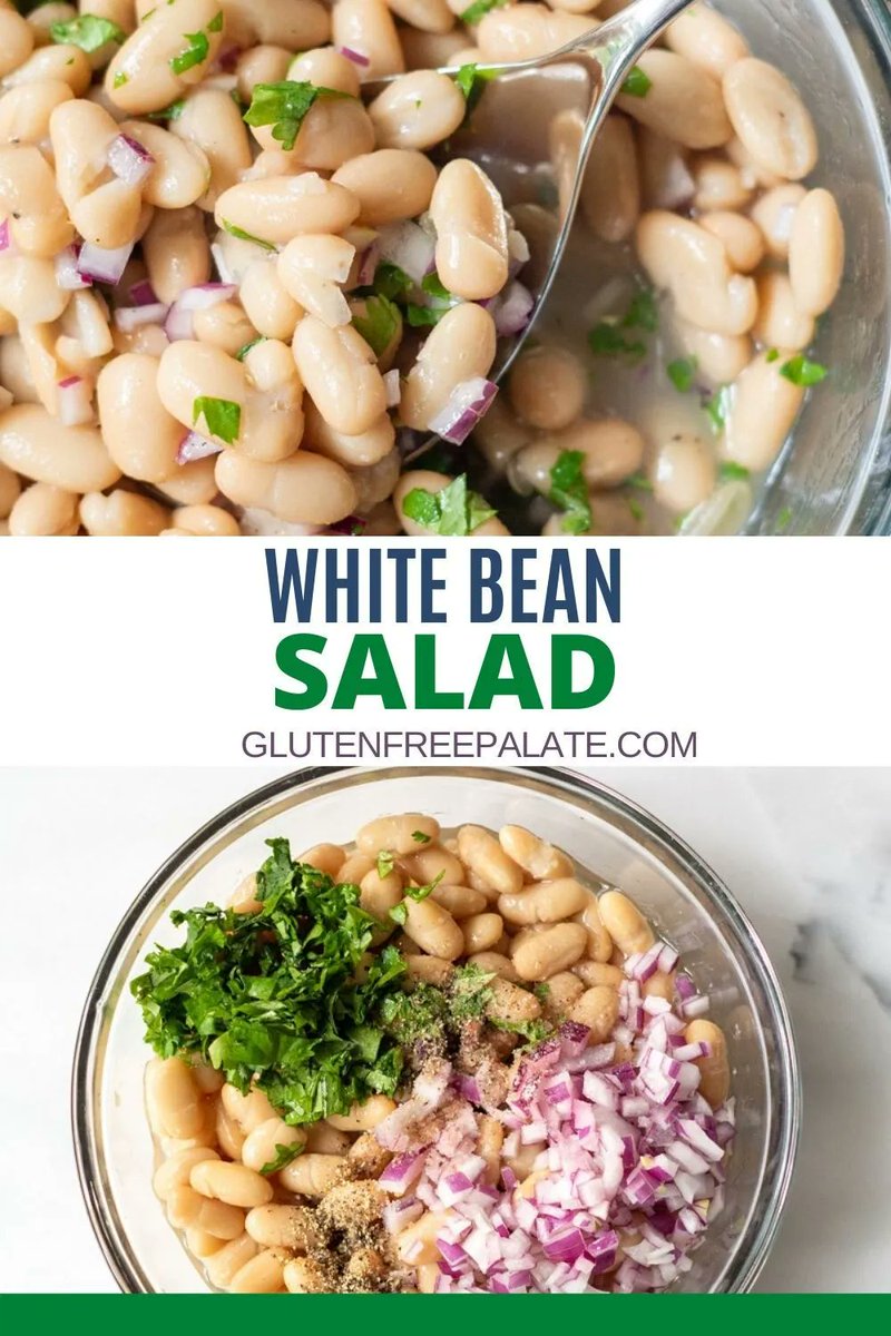gfpalate's tweet image. A simple yet refreshing white bean salad that's healthy and full of flavor. This white bean salad is perfect for pot lucks, BBQ's, and dinner parties: buff.ly/3dBvWEA 

#whitebeansalad #healthysalad #springrecipes #glutenfree #glutenfreesalad #glutenfreepalate