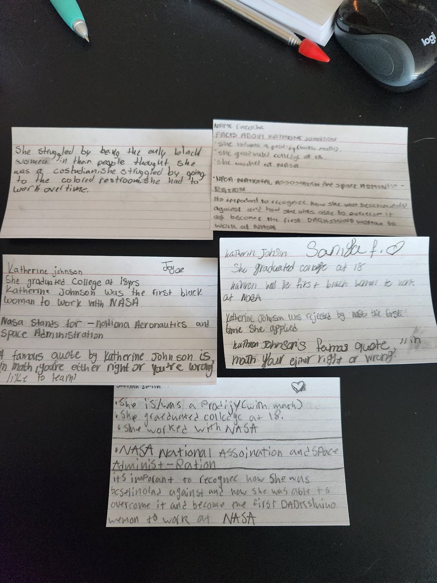 villa_sci's tweet image. March is women's history month,  and I wanted my students @SamhoustonMS to celebrate by teaching them about women, particularly Black women in science. They came through with their exit ticket responses!!! 

#SamSide #HoustonScience #WomenInSTEM #HERstory #HiddenFigures
