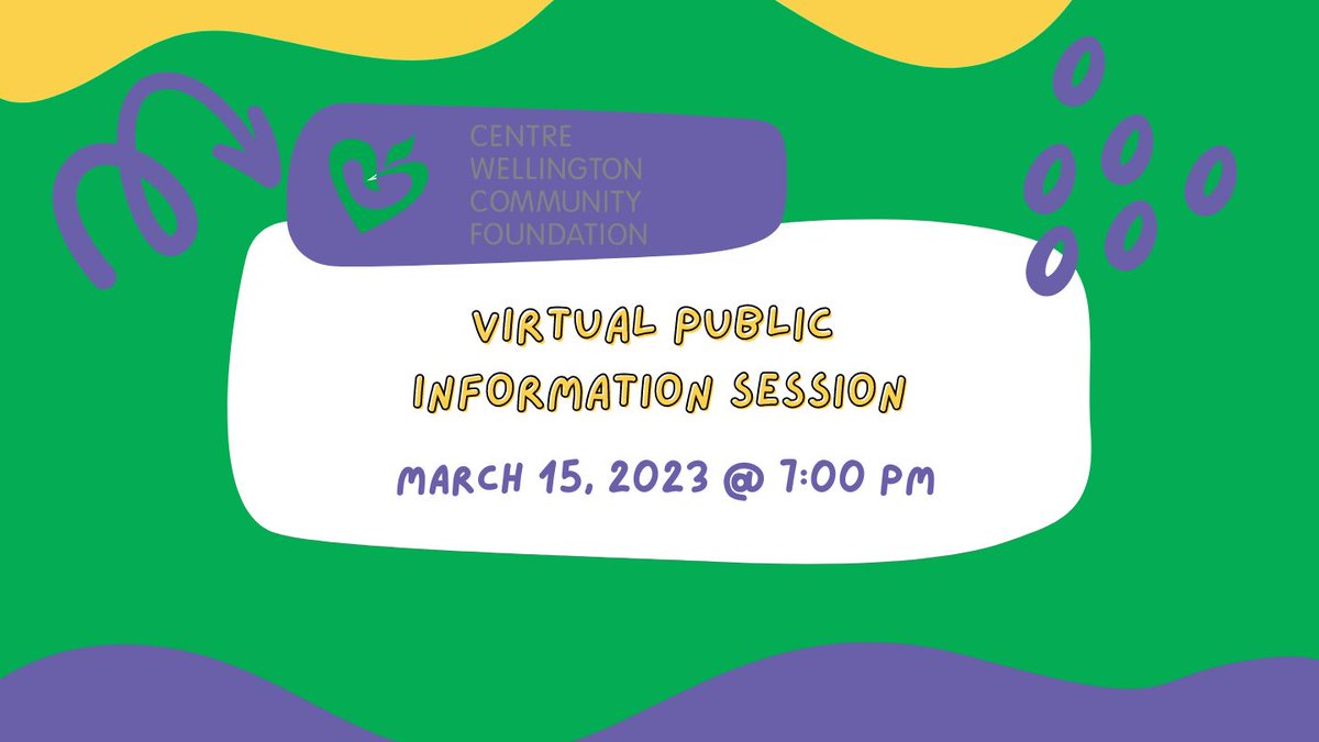 Interested in applying for a Project Grant but have questions. Why not attend our free virtual information session on March 15th at 7:00 PM. Register at bit.ly/3l6rvLY.  Also see cwcfoundation.ca for more details. <a href="/WellyAdvertiser/">WellingtonAdvertiser</a> ,<a href="/TheGrand101FM/">The Grand 101.1FM</a>, <a href="/CentrWellington/">Centrwellington</a>