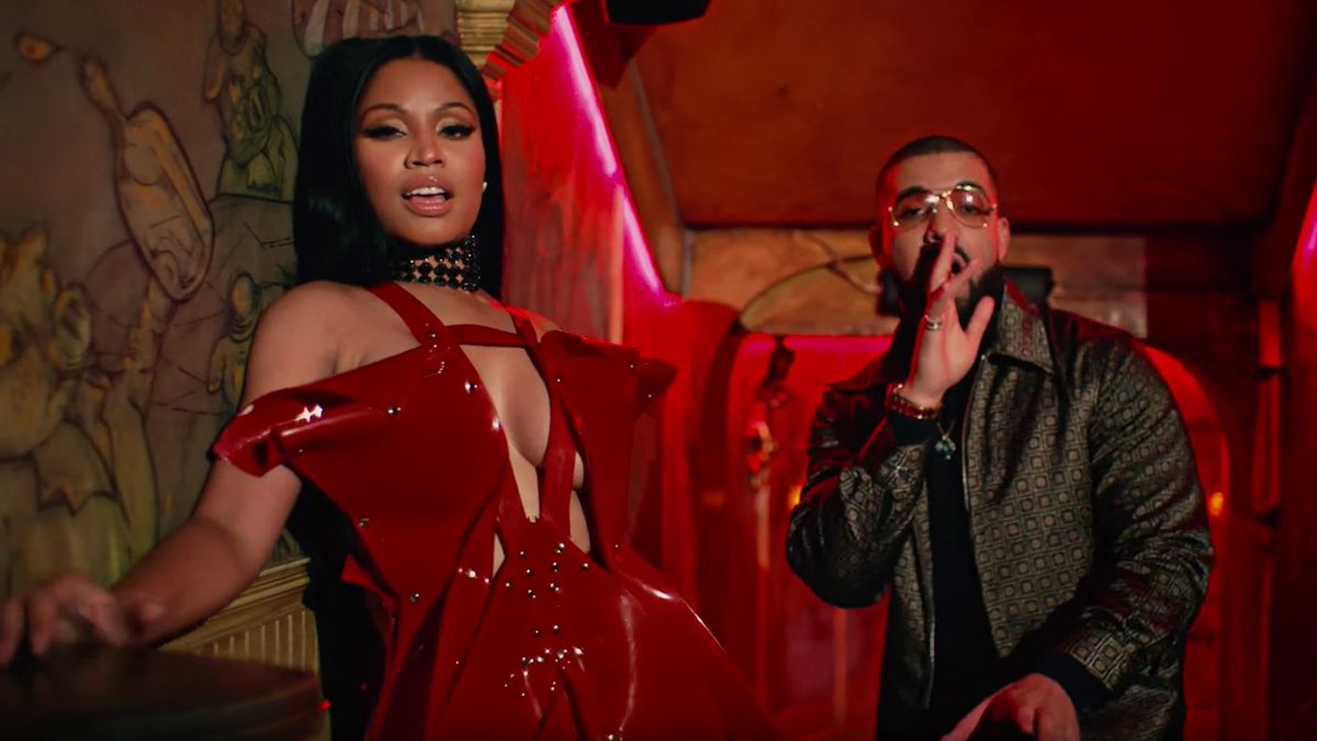 PopBase's tweet photo. 6 years ago today, Nicki Minaj released ‘No Frauds’ ft. Drake &amp; Lil Wayne. https://t.co/xsoyOL5fwN