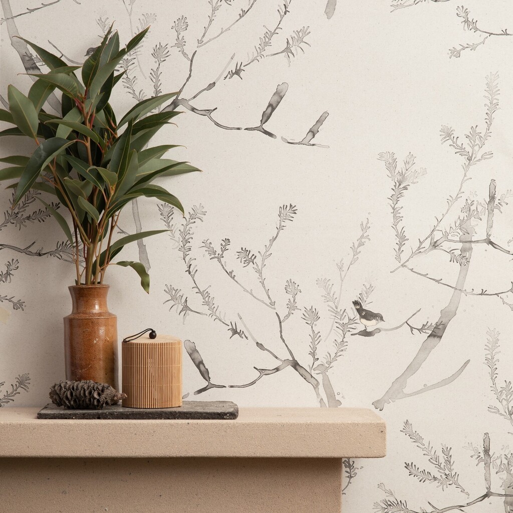 quercusandco's tweet photo. Heath Banksia pattern has continued to be a favourite in various colour iterations since its first release in 2012. We think the cute Australian wrens perching on the branch might have something to do with it... what d'ya reckon?! 🤔☺️⁠
⁠
Shown here i… https://t.co/DQsIURWUbo https://t.co/UWBn6vkoHT
