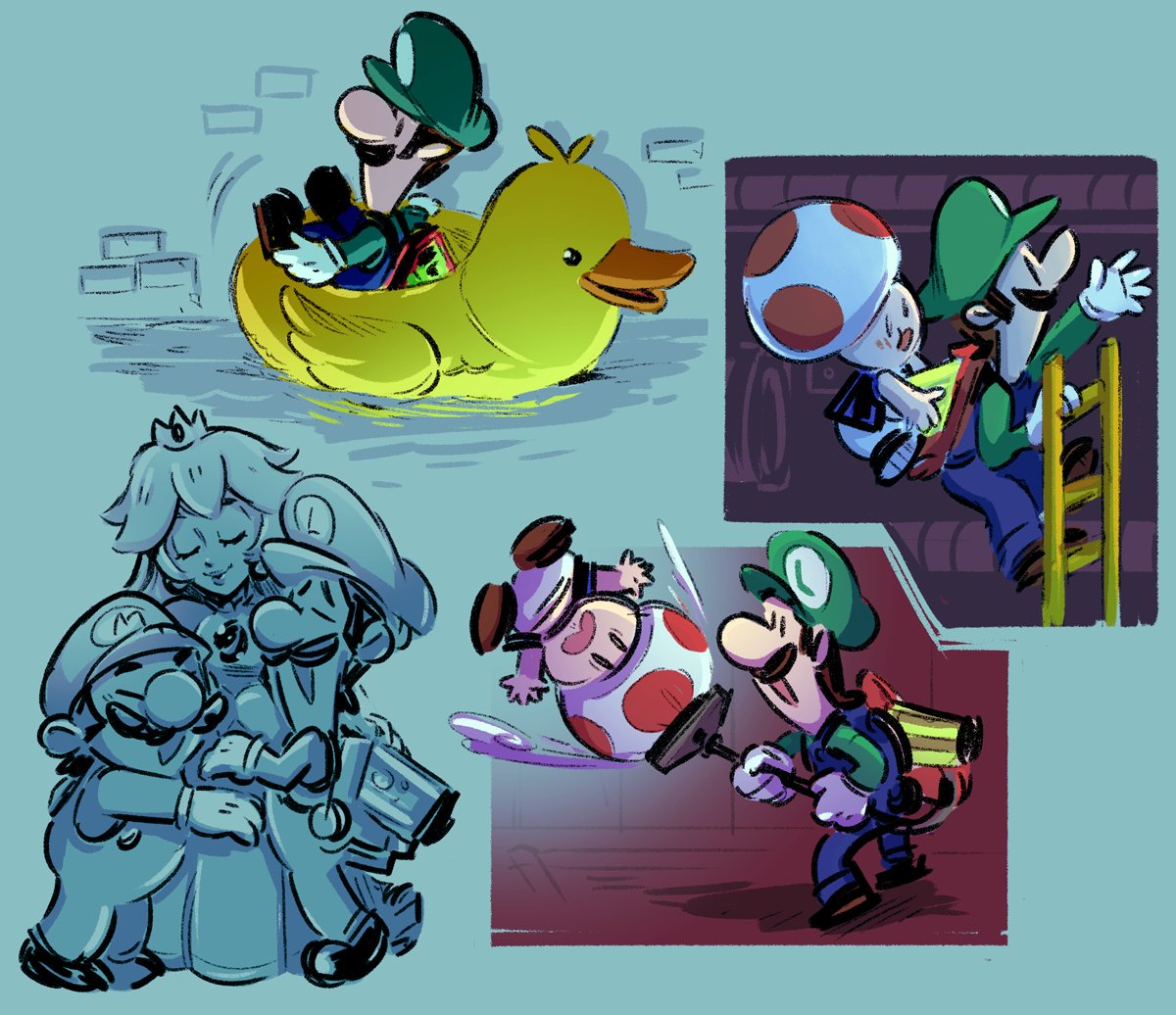 morehandclaps's tweet photo. happy mario day! here are some sketches that I still like https://t.co/mmuTCLPpq4