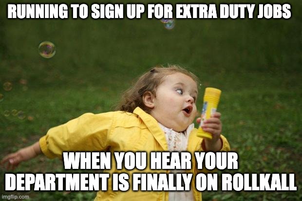 RollKallOffDuty's tweet photo. In case you haven't heard, easier off-duty, more jobs for officers and a streamlined payment process is all the rage these days.

#offdutytechnology #rundontwalk #police #lawenforcement https://t.co/kHhhAZ4zoE