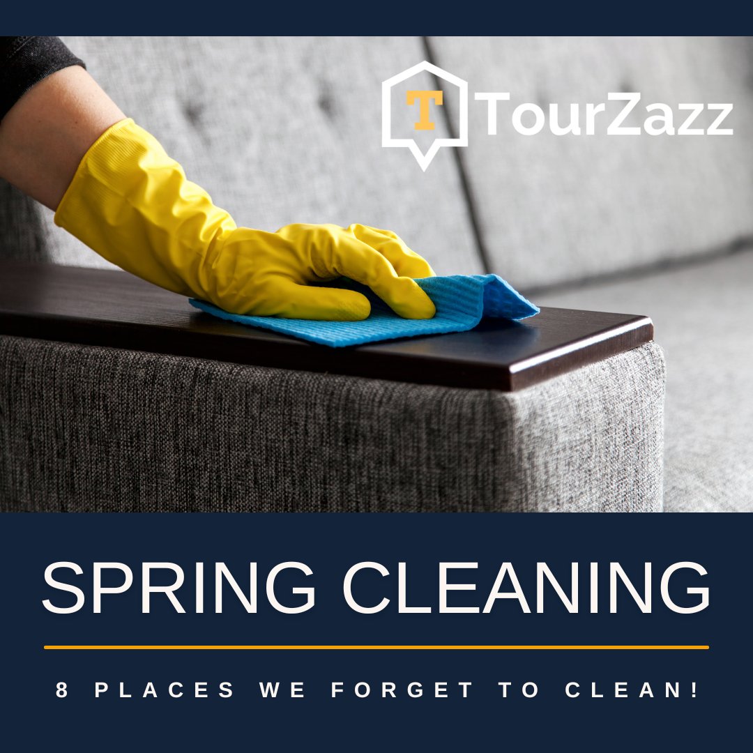 TourZazz's tweet photo. We all know that a clean home can do wonders for any listing, but here's how you can take it another step further with 8 more spots that can truly sparkle!🤯Did any of these surprise you? #LinkInBio☝️ https://t.co/UIollI9ZRx