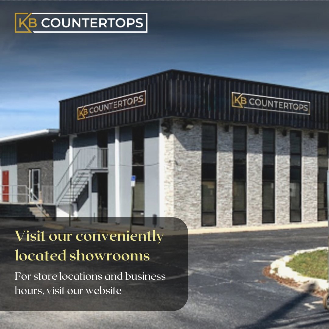 kbcountertops's tweet image. Our three store locations are conveniently located across the Tampa Bay area. With approximately 200+ curated selections of stones - we only carry the best in the business.

Find your nearest store at kbcountertops.com/locations

#kbcountertops #granite #marble #quartz #countertops