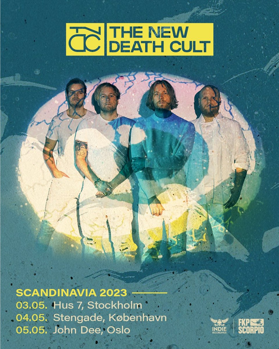 Scandinavia! We're going on a mini-tour in May... these shows are going to be very special. 🪩🌵

Get your tickets via thenewdeathcult.com or see FB events.

@fkpscorpionorge
<a href="/IndieRecordings/">INDIE RECORDINGS</a>
#releaseshow #scandinavia