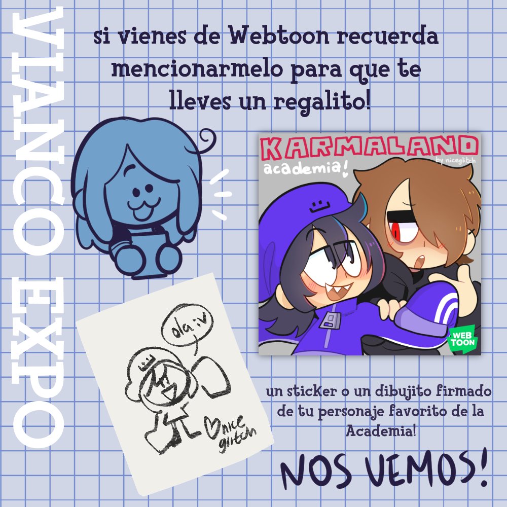 Bueno nos vemos mañana a las personitas que puedan asistir!! :D Empieza el evento a las 12 y también estaré tomando comisiones sketch a lápiz 💙 