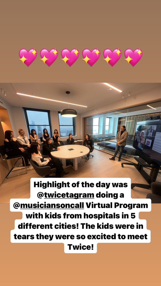 Honestly so proud that despite all of their achievements @JYPETWICE even included time to put their influence to good use✊🏽😭🫶🏽 Keep up the great mission and calling @musiciansoncall - So glad to have discovered you and hope other fellow onces support great initiatives 🎵