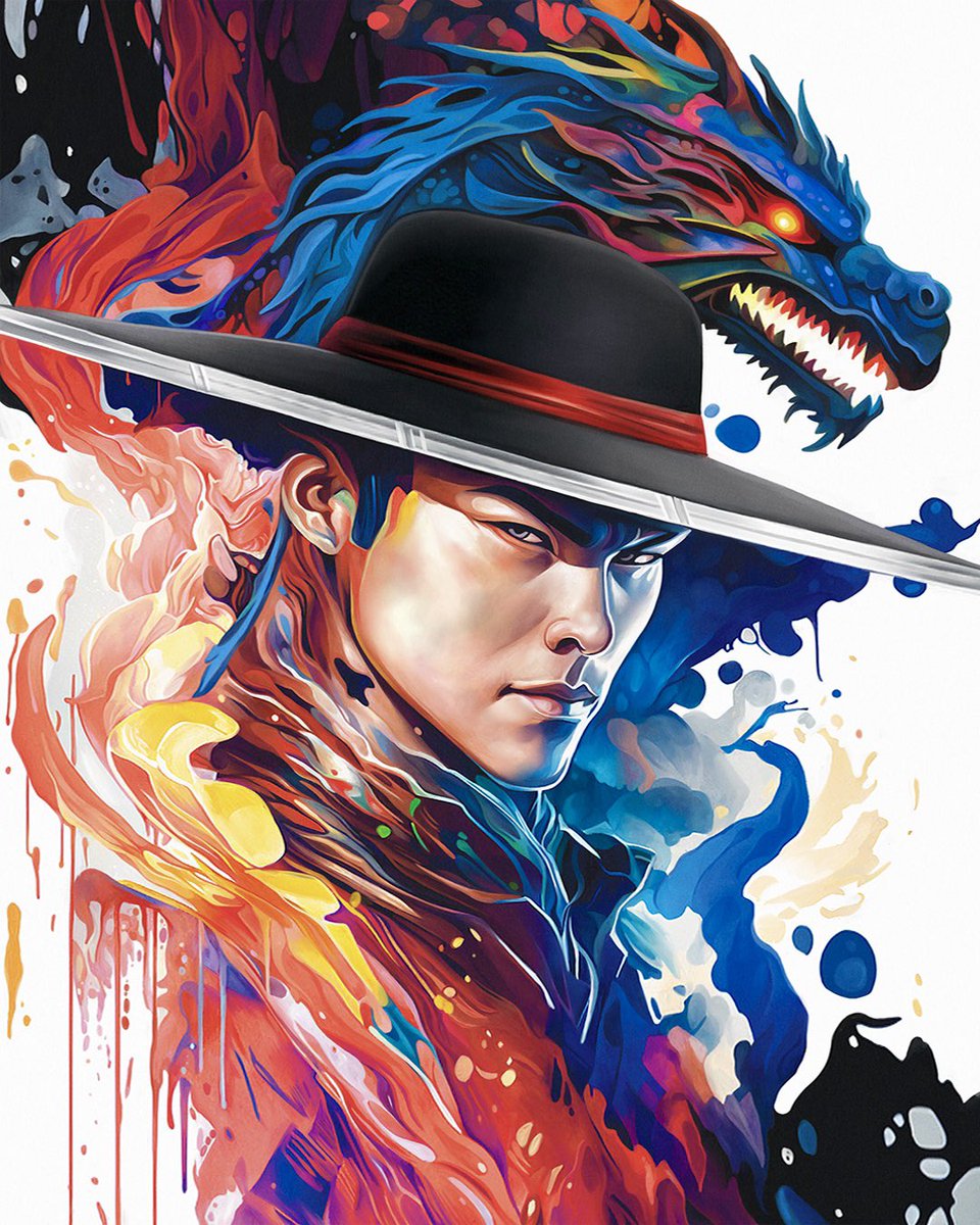 Had the pleasure of being invited by Warner Bros. Games to create official artwork to help celebrate Mortal Kombat's 30th anniversary!🎮
Here’s a my first <a href="/MortalKombat/">Mortal Kombat 1</a> portrait, hero &amp; fan favourite, Kung Lao.
#kunglao #wbsponsored #mortalkombat #MK30 #mkkollective <a href="/wbgames/">Warner Bros. Games</a>