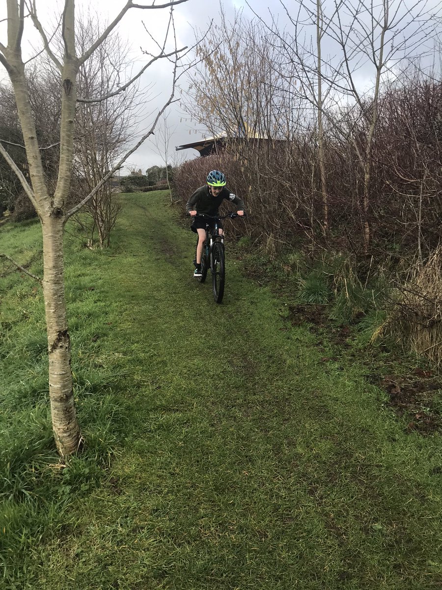 StBreockSchool's tweet image. Nice wet and muddy mountain biking after school club this week great fun for all riders testing their bike skills. #talent #skillstest #active #fun #teamwork