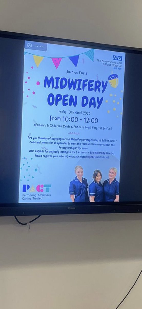 Midwifery Open Day @sathNHS welcoming those interested in midwifery & current student midwives. Sharing reasons why it’s a great career choice and our amazing and supportive preceptorship programme. Well done @midwife_ruth @Leona_the_CPF 👏🏻@anners27 @KimWilcock