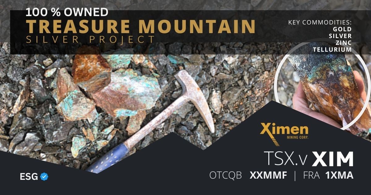 XimenMiningCorp's tweet image. Treasure Mountain Silver Project – check it out: bit.ly/3Jz5i37  

#XimenMiningCorp #TreasureMountainSilver #Silver #Gold #PreciousMetals #MiningExploration #BritishColumbia #BCMining #Canada #CanadianMining #MiningCanada #InvestInGold #TSXV