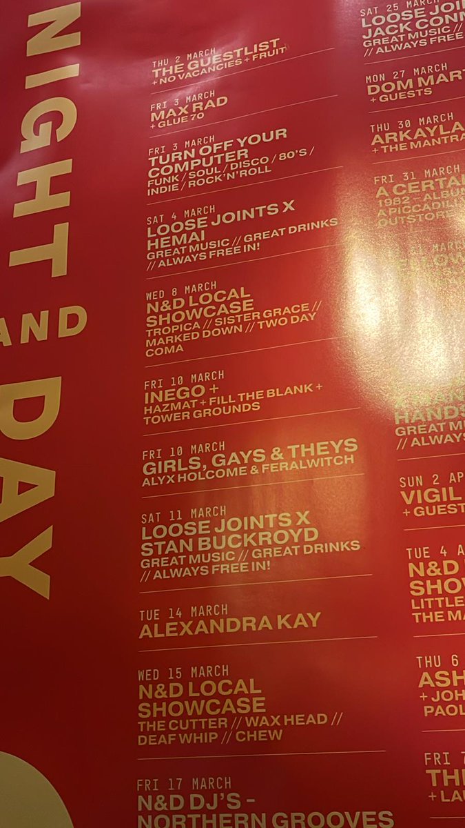 My son is officially part of history as his band #filltheblank play <a href="/nightanddaycafe/">Night & Day Cafe</a> tonight.
So so proud ❤️❤️
#livemusic  
<a href="/Sacha_Lord/">Sacha Lord</a> 
(Tell Monty &amp; Fab that Alex Heywood made the big time 😆)