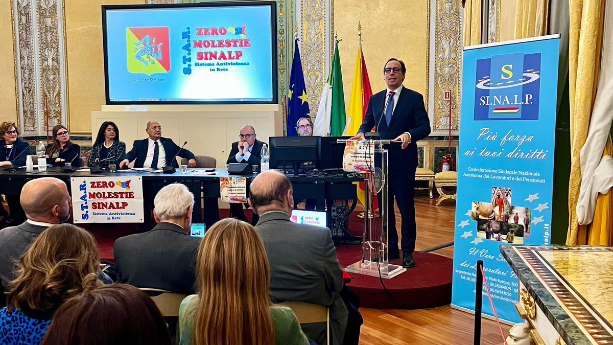 AlessandArico's tweet photo. Oggi pomeriggio ho avuto il piacere di intervenire al convegno organizzato dall’associazione “Sinalp Sicilia - Zero Molestie” che da anni combatte una battaglia a sostegno delle #donne vittime di violenza. Ho proposto alcune iniziative.

#Sicilia #Palermo #governoSchifani https://t.co/InDG0uuHxn