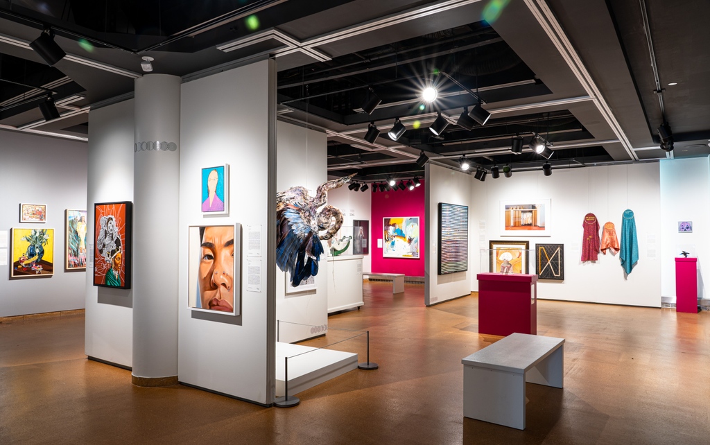 PublicArtOttawa's tweet photo. CALL FOR APPLICATIONS 
2023 Direct Purchase Program 
🌐  https://t.co/mIVhohqSze
Deadline: April 12, 11:59 pm (EDT)      
#DirectPurchase 
📷 Metamorphosis: 2022 Additions to the City of Ottawa Art Collection, City Hall Art Gallery, photo: City of Ottawa https://t.co/shTO2gusYr