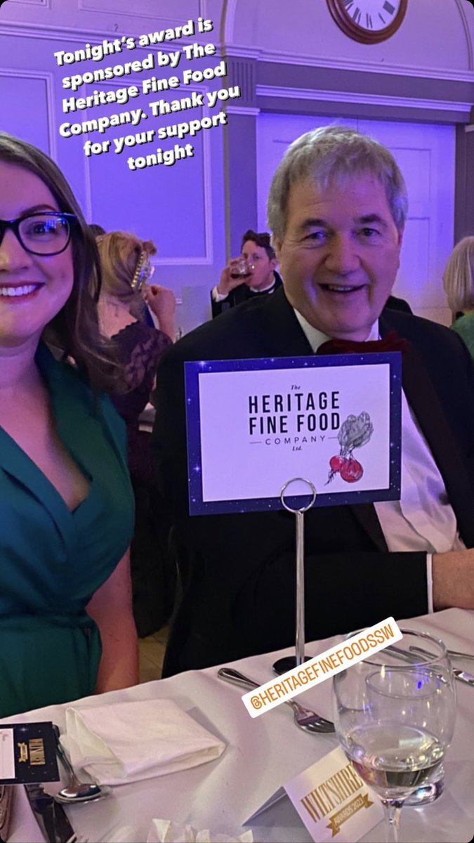 HeritageFFC's tweet image. Ken hosting a table at the @wiltshirelifemag awards tonight #lookingdapper #wiltshire