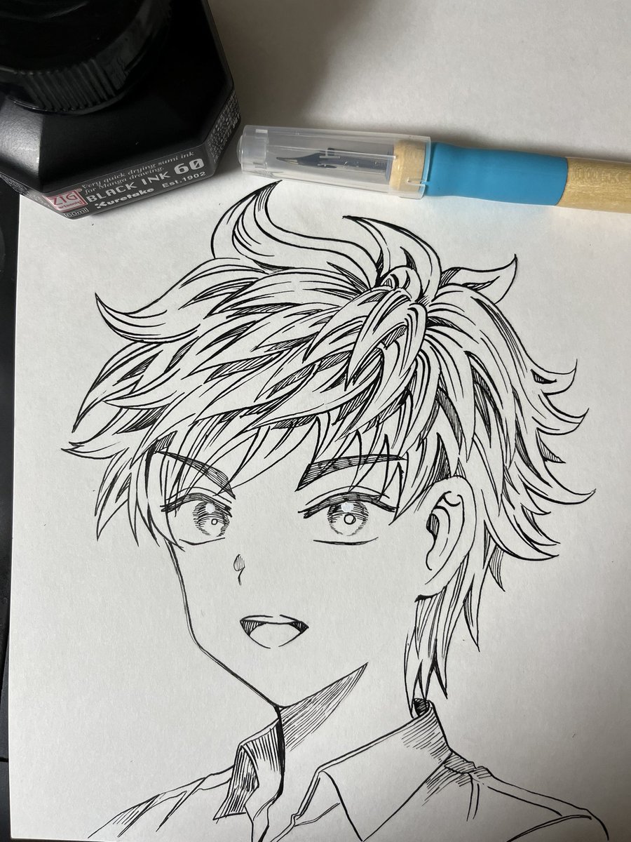 つけペン試運転
結構描ける 
