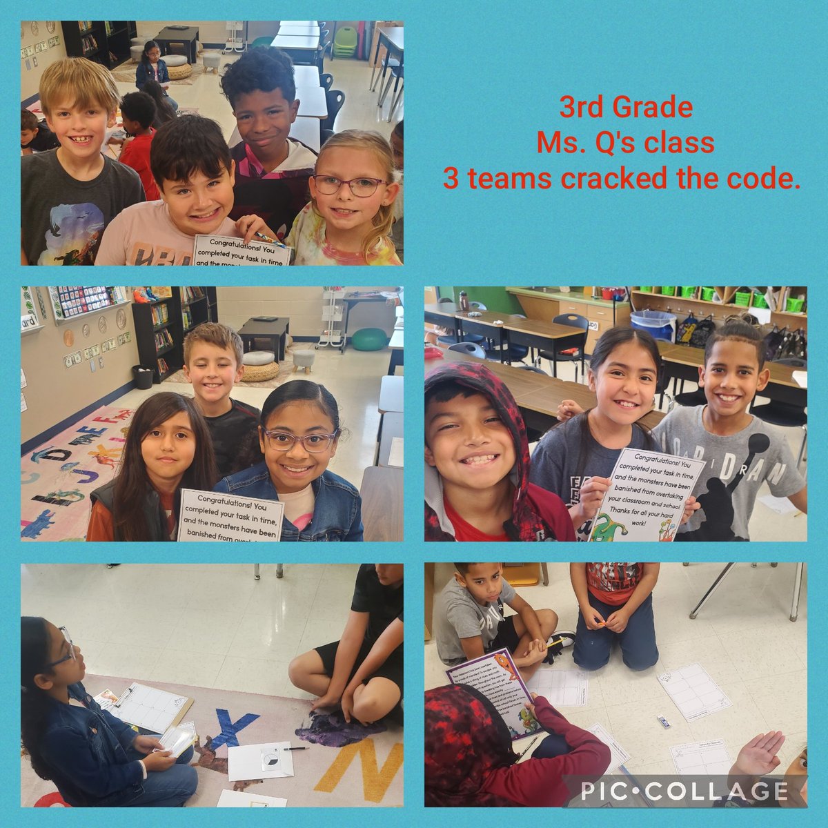 My week was filled with Breakout Room fun! These three classes earned a breakout room and their teachers a 90 minute break for getting a class averge of 70% on ST Math! Many more classes to come! Keep up at good work <a href="/NISDFields/">Fields Elementary</a>! <a href="/STMath/">ST Math Educator? Follow us on MINDEduOrg!</a> <a href="/STMathTX/">STMathTX</a> <a href="/NISDElemMath/">NISD Elementary Math</a>
