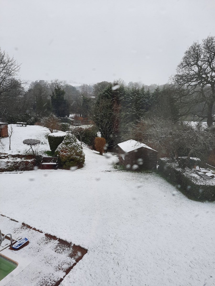 Lawrenceket's tweet photo. @RichardEGrant Thinking of you glad the suns out and your out in the garden take each day as a new day you can fo this ❤ heres a picture of snowy wolverley xx https://t.co/eiGqd4DY9w